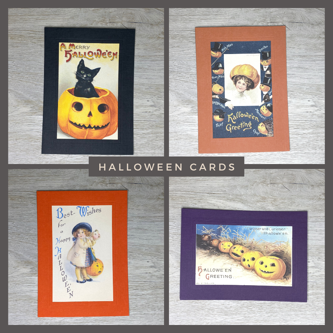 Halloween Greeting From the Past greeting cards