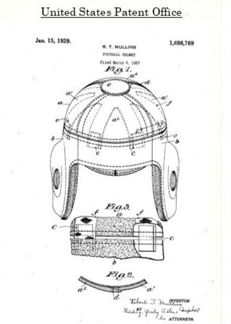 Football patent postcards