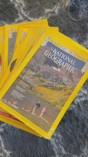 1970s National Geographic magazines