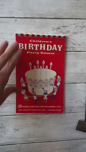 Children's Birthday Party Games