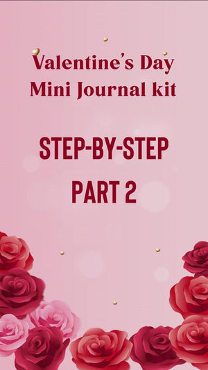 Valentine Mini Journal card kit - January 14th only