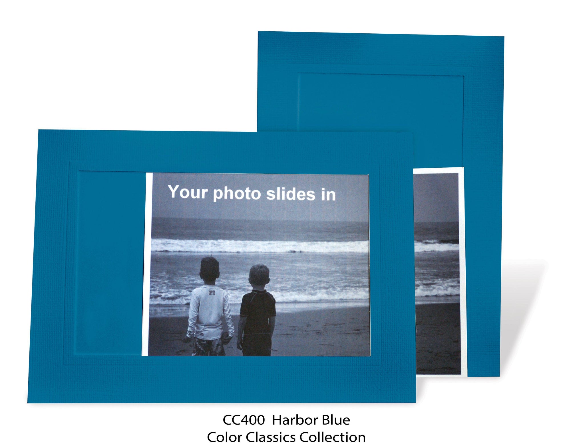 Harbor Blue #CC400-Photo note cards-Plymouth Cards