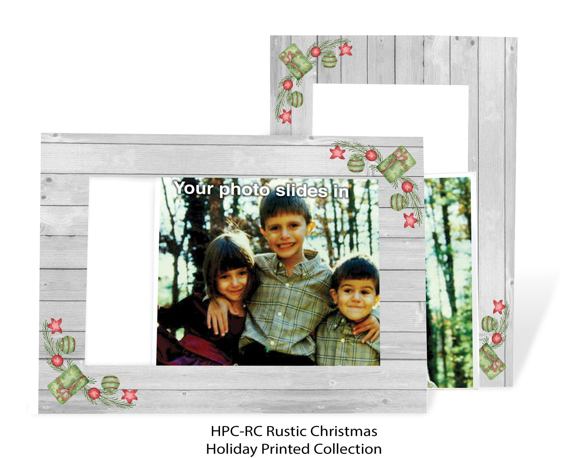 Rustic Holidays-Photo note cards-Plymouth Cards