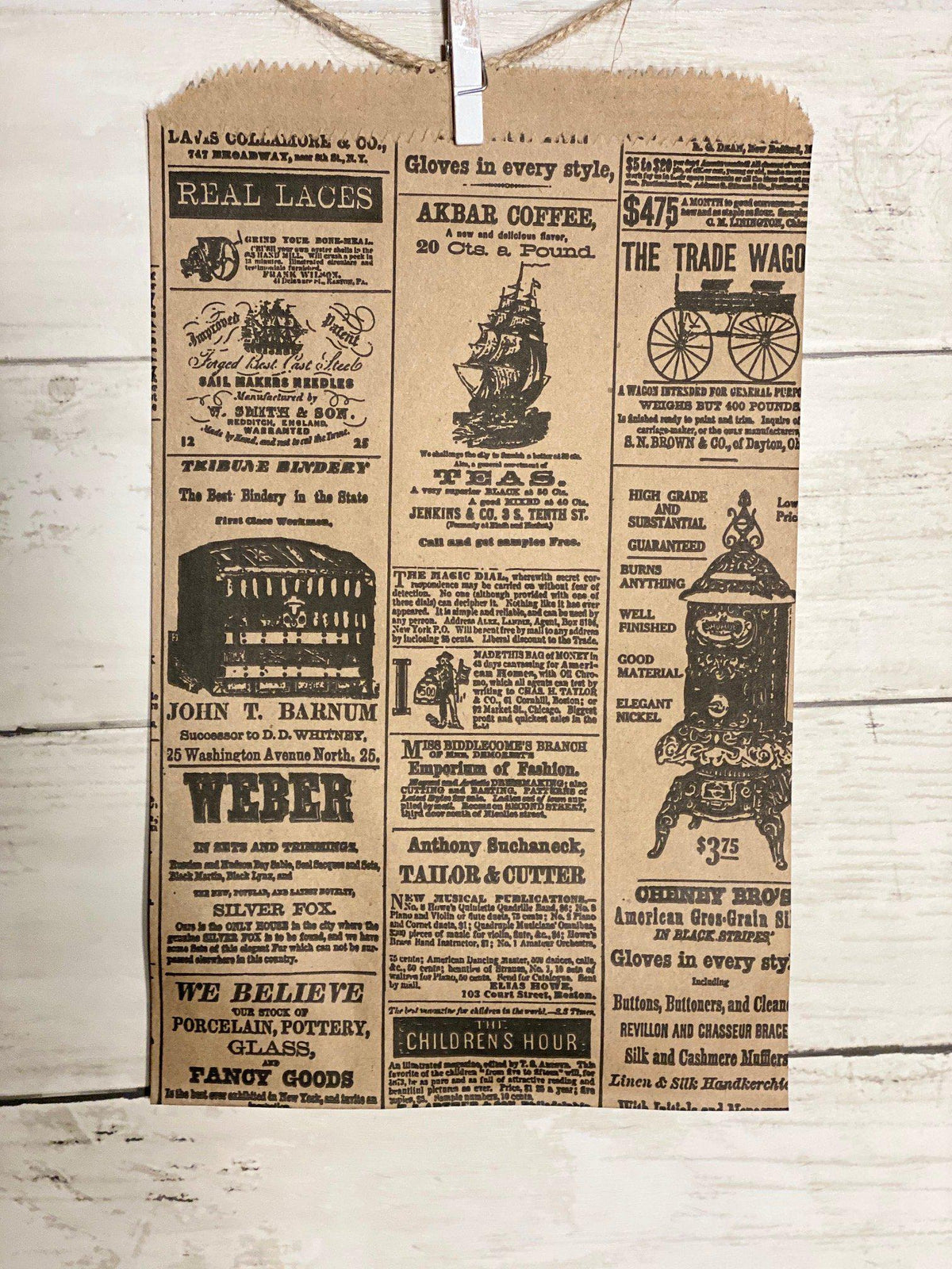 Paper Company Newspaper Bag