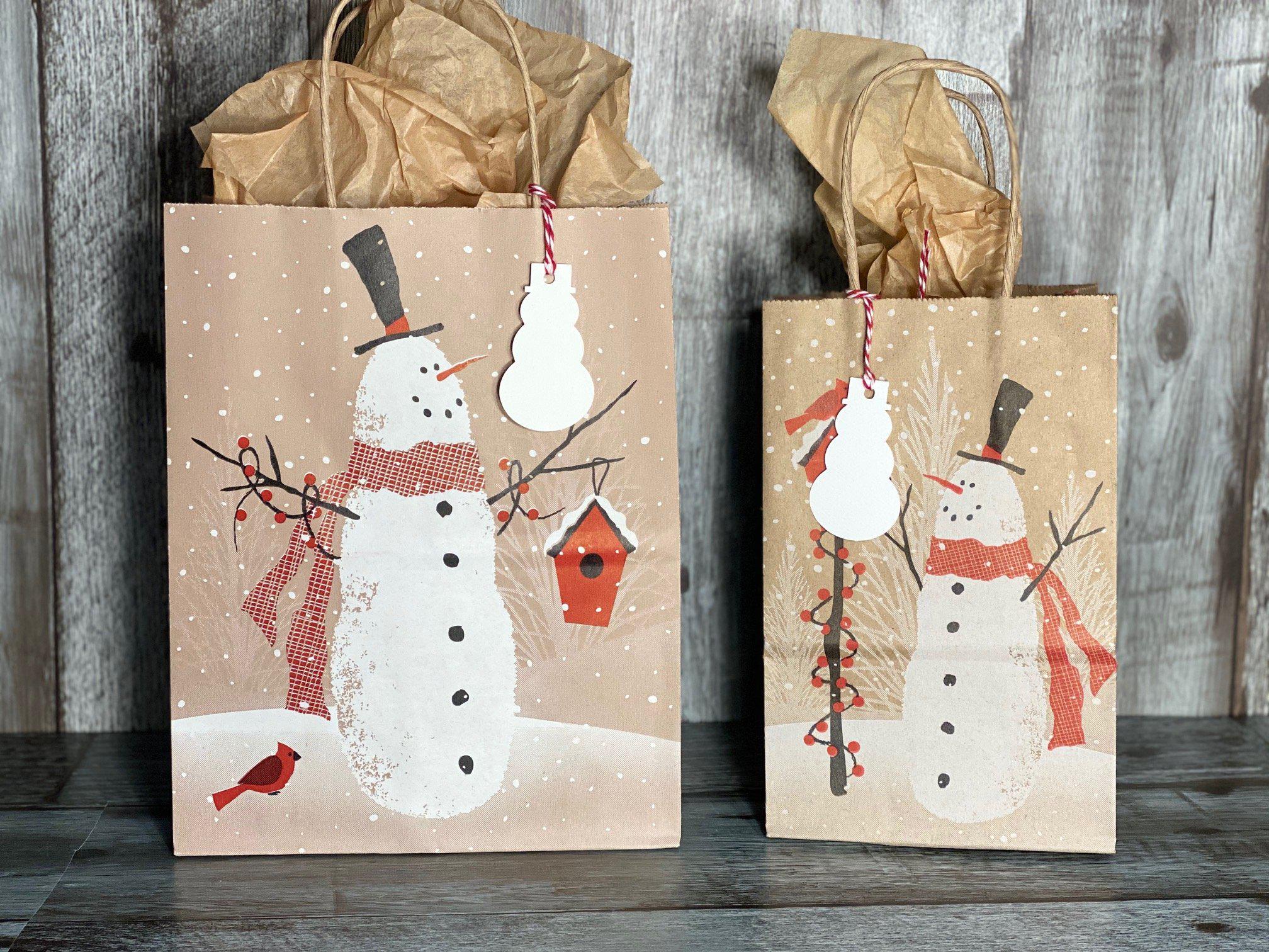 ELECTROPRIME 0649 Snowman Bag Red Christmas Gift Bag Drawstring Ornament  Creative Candy Bag : Amazon.in: Bags, Wallets and Luggage