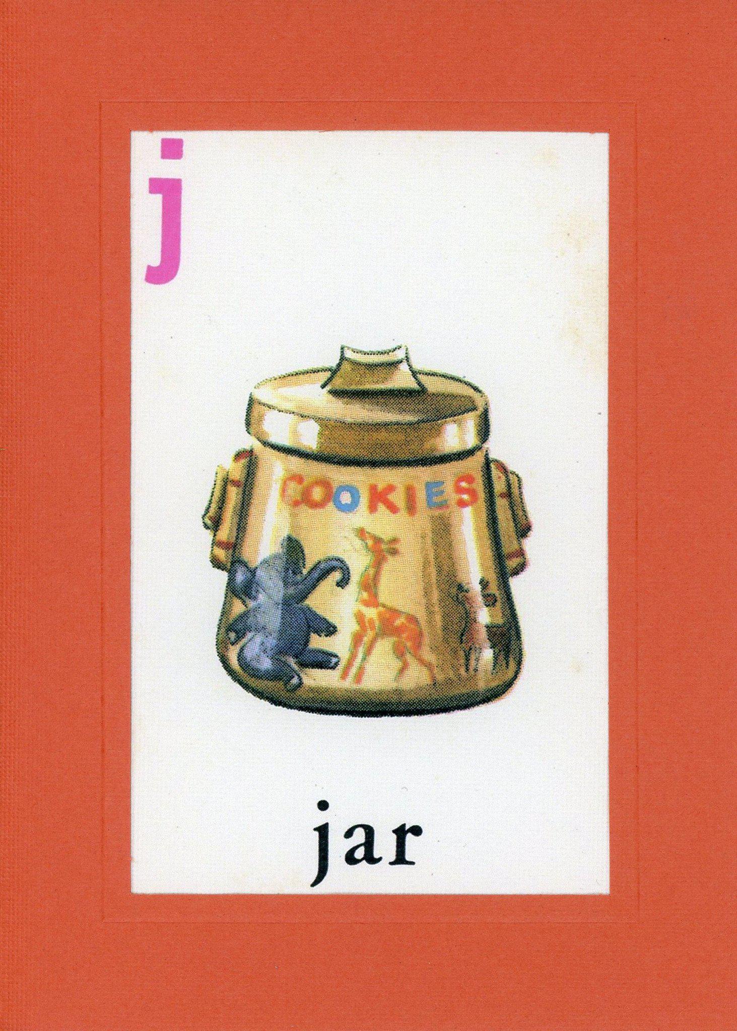 J is for Jar-Alphabet Soup-Plymouth Cards