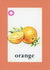 O is for Orange-Alphabet Soup-Plymouth Cards