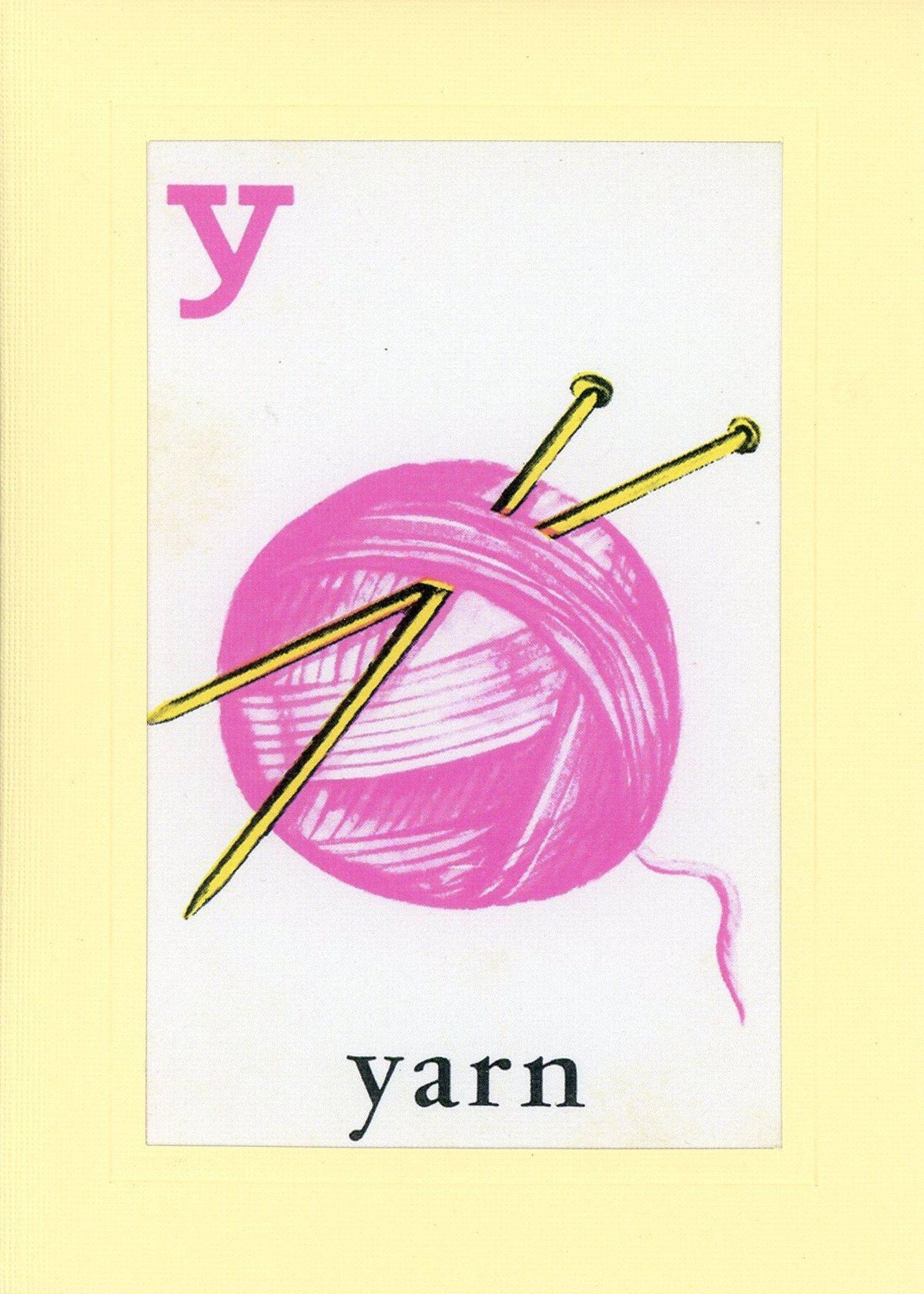 Y is for Yarn