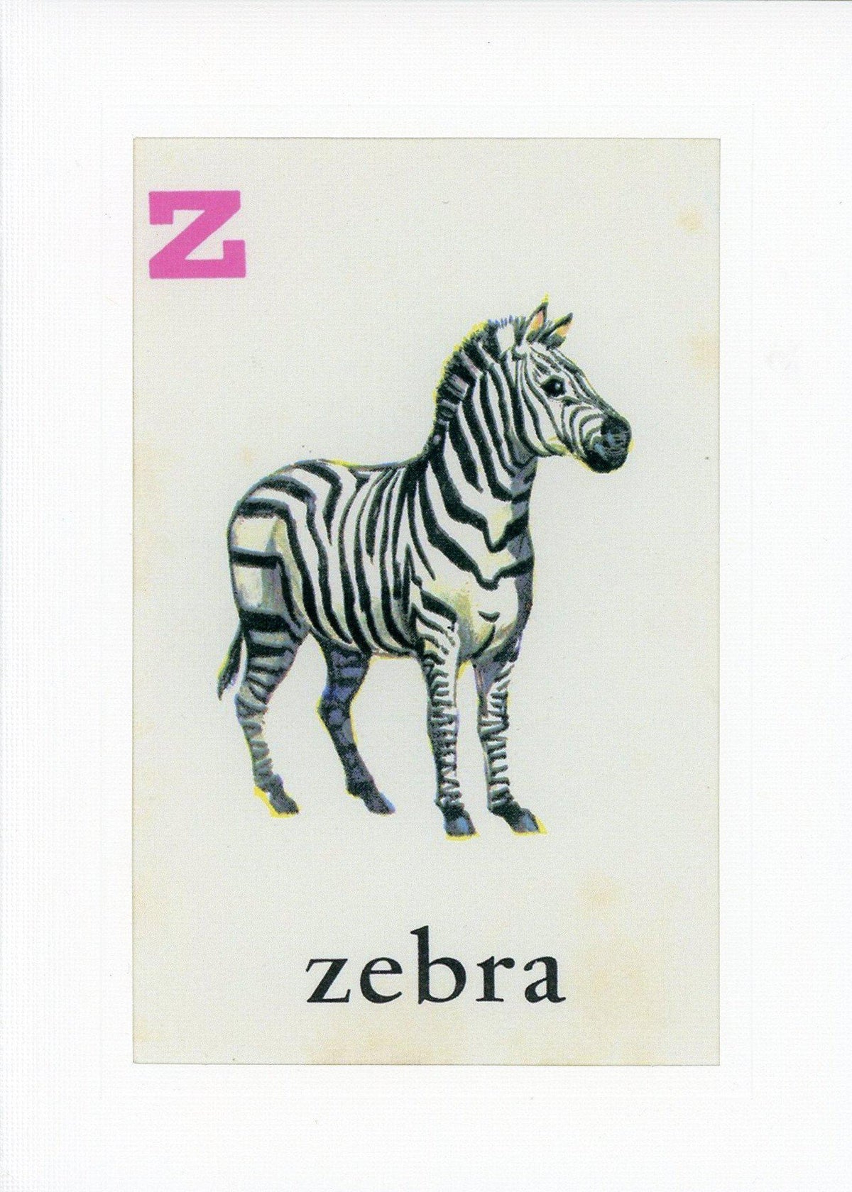 Z is for Zebra - Plymouth Cards