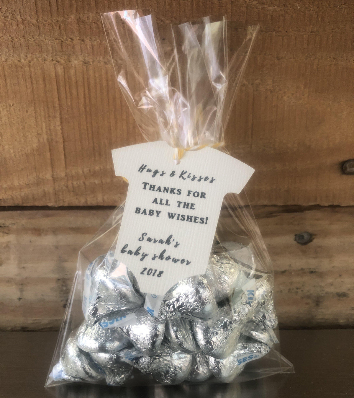 Hershey kisses hot sale baby shower favors