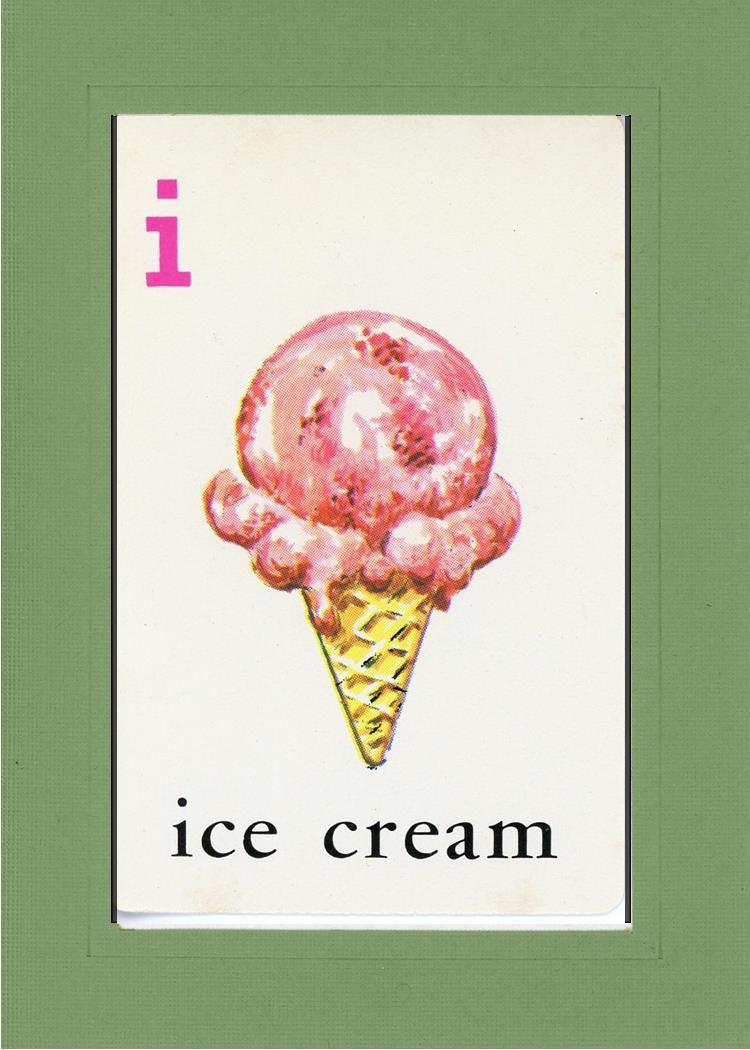 I is for Ice Cream - Plymouth Cards